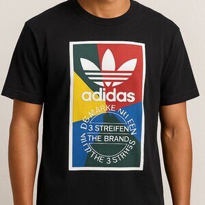 Adidas Trefoil Multicolor Graphic Tee